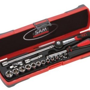 Coffret de douilles et accessoires 1/4&Prime; 17 outils