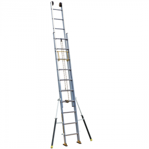 Échelle coulissante 2 plans à corde avec stabilisateur C2 Stab&rsquo; 3,55 m/6,05 m | Référence COG0115